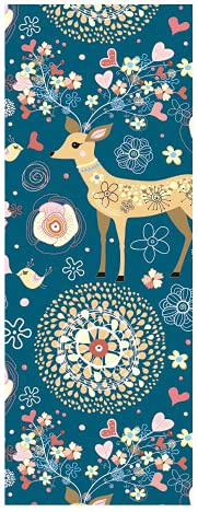 SIQI Travel Yoga Mat - Faltbare 1/16 Zoll Yogamatte, schweißabsorbierendes Anti-Rutsch, hochwertiges natürliches Wildleder für Reisen, Yoga und Pilates, Lieferung mit Tragetasche-A