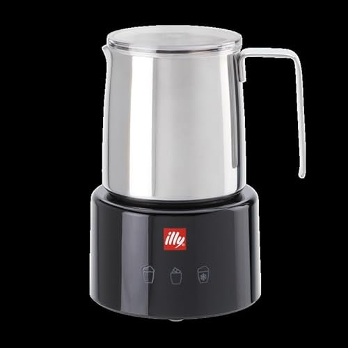 illy Milk Frother – montalatte elettrico nero by Piero Lissoni