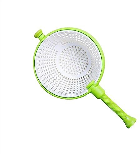 shuaike Centrifugadora De Ensaladas con Escurridor,Bol Y Colador-Centrifugadora Multiusos para Lechugas,Mango Plegable 360 ​​Rotatorio Escurridor Lavadora Lechuga Limpiador Cocina Lavado De Vegetales