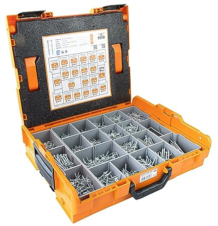 Heco Sortimentskoffer 3005 TOPIX-plus, L-BOXX 102 mit 3005 Schrauben
