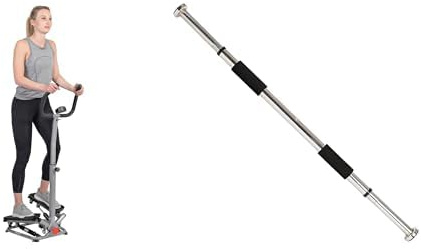 Sunny Health & Fitness Twist Stepper mit Lenker SF-S020027 + Klimmzugstange NO. 025