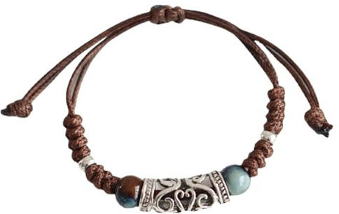 Pulsera tibetana, pulsera de la suerte y protección, pulseras de cuerda ajustable, pulseras de cordón tibetano, pulsera trenzada hueca para viajes, estudiante, Refer to description, /, Unisex