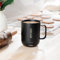 Ember Smart Mug 2 Personalized With Name - Temperature Control Heated Coffee Warmer, App-Controlled Rechargeable With LED Display, Black - Add Your Own Text/Name (295 ml)