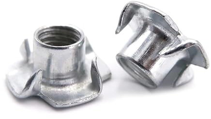 M3 M4 M5 M6 M8 M10 M12 Dado a T con inserto a punta cieca dado a quattro griffe per ferramenta per mobili in legno, M8