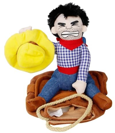 Hunde-Pferdesattel-Kostüm - Lustiges Hundekostüm, Cowboy-Reiter-Katzenkostüm, Haustier-Reit-Outfit | Lustiges Hunde- Und Katzenkostüm, Hunde-Weihnachtskostüm, Cowboy-Haustierkostüm