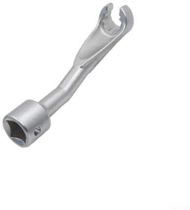 1/2 Inch Drive Fuel Injector Wrench for Diesel Injector Line - 14mm 17mm 19mm Open End Bi-Hex Socket Tool, Compatible with 1/2 Ratchet and(14mm)