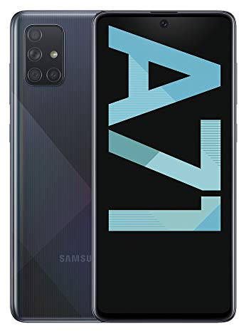 Samsung Galaxy A71 - Smartphone 6.7 FHD + 4G, Doppia SIM, 6 GB RAM, 128 GB ROM, Nero