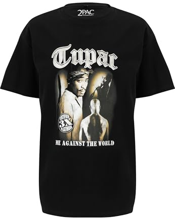 Mister Tee Mt1809-tupac Matw Sepia Oversize Tee T-Shirt Uomo (Pacco da 1)
