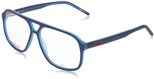 HUGO HG 1200 Brille, Blue, 59 für Herren, blau