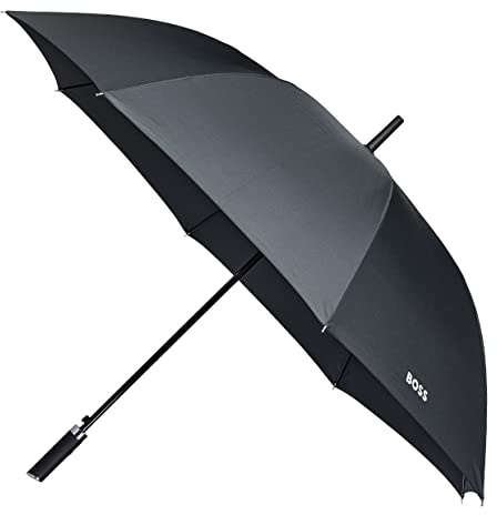 Hugo Boss - Paraguas Golf Loop Black 130 cm, color negro