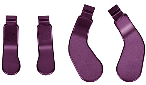 Lot de 4 Palettes de Manette en Acier Inoxydable, Verrous de Gâchette en Métal, Accessoires de Jeux Vidéo pour One Elite Series 2 Modèle 1797, Kit de Boutons D'accessoires