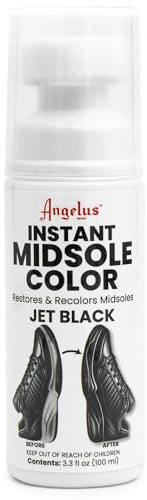 Angelus Sneaker Marqueur de peinture réparateur et nettoyant pour semelle intermédiaire – Imperméable | Finition naturelle | 93,6 g