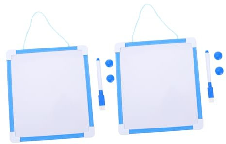 CAXUSD 2sätze Whiteboard Für Junge Mädchen Mit Knöpfen Zeichentafel Zum Aufhängen Lustiges Lernspielzeug Aus Hochwertigem Material