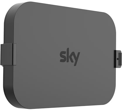 HomeMount Sky Q Mini Box Wall Mount Bracket for Behind TV, Sky Q Mini | Flexible mounting for Sky Q Mini neatly behind TV, Keeps surfaces tidy and clutter-free, saves space, Easy removal,