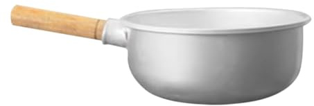 Alipis Louche Vintage En Aluminium Massif Avec Manche En Bois Robuste Ustensile De Cuisine Cuillère À Eau Pour Laver Les Fruits Et Légumes Pour Le Bain