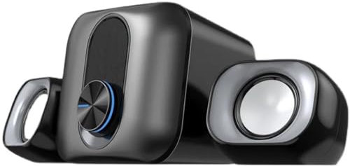 AYCDL Altavoces para Juegos de Ordenador Multimedia Subwoofer estéreo Audio para Ordenador de sobremesa Altavoz con Cable 2.1 para PC y portátil