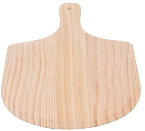 TOPBATHY Wooden Pizza Peel Pizza Cutting Board Multi-Purpose Serving Board for Bread Meat Fruit