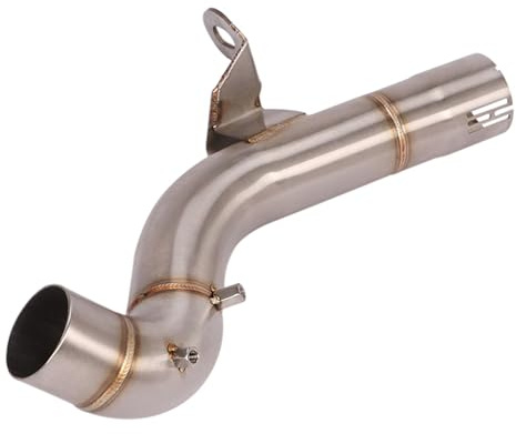 Silencieux d'échappement Tuyau D'échappement Intermédiaire en Acier Inoxydable Moto pour BMW F750GS F850GS pour F 750 850 GS 2018-2021 Pot d échappement(C)