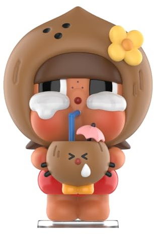 POP MART Crybaby Coconut Figure-Brown Anime Actionfiguren Sammelfiguren Sammler Kunstspielzeug Spielzeug Figuren Geschenk 1PC
