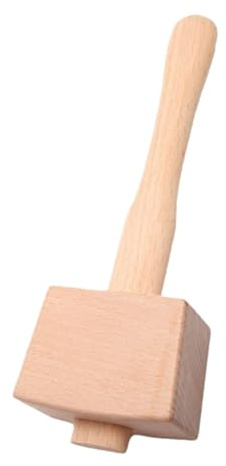 OATIPHO Small Wooden Mallet Hammer for Woodworking, 1pcs Wood Carving Hand Tool, Mallet Suitable for Carpentry and DIY Craft