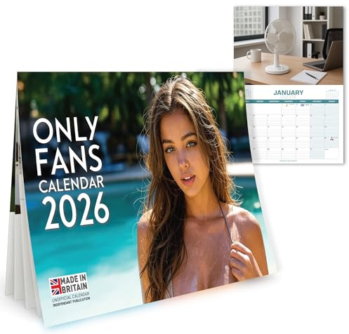 Birthday Gifts for Men – Funny Only Fans 2026 Wall Calendar Joke Gift – Birthday Present for Office Colleagues – Valentines Present For Men – Funny Calendar 2026