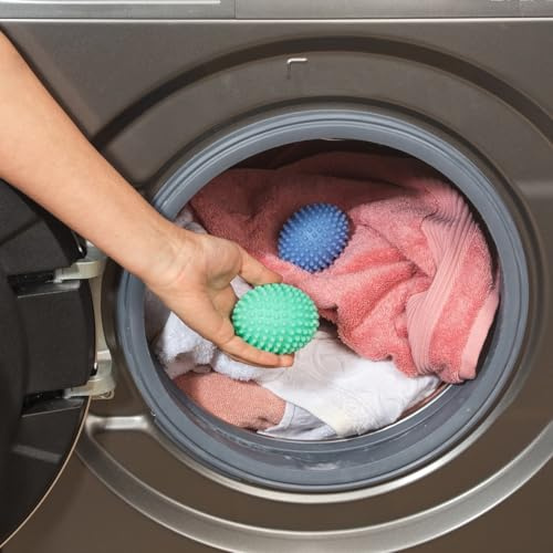 Dryer Balls 2pk - These Eco-Friendly, Reusable Laundry Balls Naturally Soften Fabrics and Reduce Drying Time By Improving Air Circulation in The Tumble Dryer
