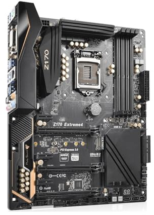 Compatibilità Scheda madre Fit For ASROCK Z170 Extreme4 for Socket 1151 Core i7-6700K i5-6600K i3-6100 CPU DDR4 SATA3 Ultra M.2 ATX