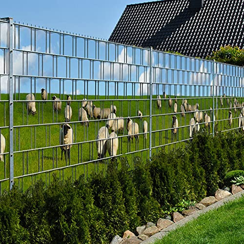 zaun|zu Baltrum - Bedruckter Sichtschutzstreifen für den Doppelstabmattenzaun | moderner Motivdruck | Garten-Deko | Sichtschutz Rolle | Vlies | Windschutz 2,5m x 1,8m