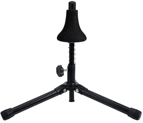 POPETPOP Support Pliable pour Trompette en Fer Ressort et Éponge, Petit Support Stable pour Instrument de Musique, Porte-instrument Portable pour Présentation et Rangement, Accessoire