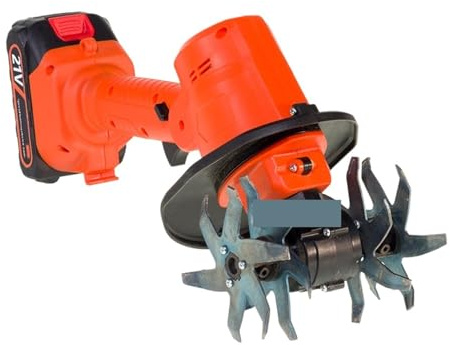 KOESRXNQW Micro Motozappa/sarchiatrice/Piccolo Coltivatore Portatile Alimentato A Batteria agli Ioni di Litio Alta Efficienza Sicuro