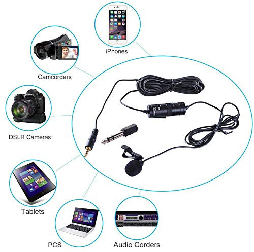 BOYA by-M1 Microphone Lavalier Omnidirectionnel pour Smartphone Et Caméra Canon/Nikon