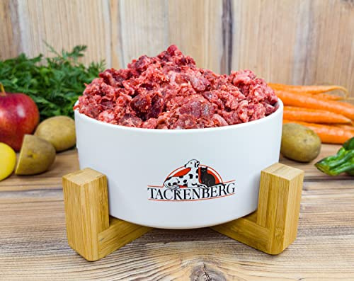 TACKENBERG 28 x 500 g (14 kg) Barf Hundefutter (Rinder-Innereienmix mit Herz), Barf Futter, Barf Fleisch Hunde