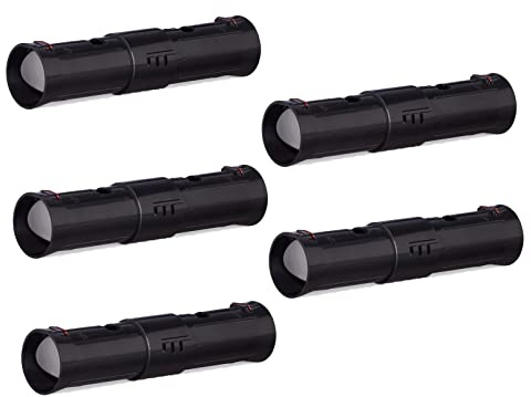 Grabacz Maulwurffalle im Set, Wühlmausfalle Tube, Lebendfalle, Länge verstellbar, mit Kontrollöffnungen, Tierfreundlich, Kunststoff, Schwarz (5)