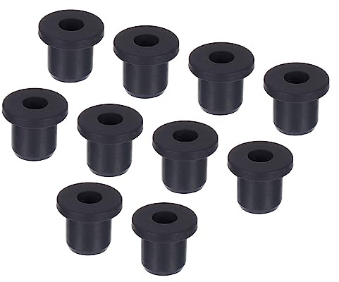 sourcing map 10Pcs T Shape Rubber Grommet Mount Dia 9mm ID 5mm H 11mm Seal Protection Cable Grommets Flexible for Cable Pipe
