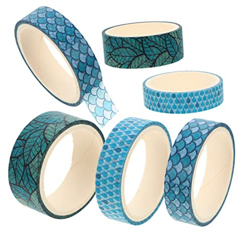 Tofficu 18rollen Washi Tape Japanisches Papier Dekoratives Klebeband Für -projekte Journale Scrapbooking Kreative Bastelarbeiten Pro Lebendige Farben Packung