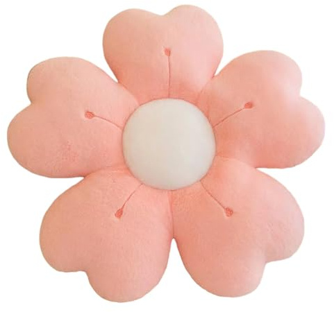 LICHENGTAI Blumenbodenkissen Sitzkissen, 50cm Weichen Komfortable Plüsch Tatami Stuhl Kissen Blumenförmiges Wurfkissen Blumenkissen Sitzkissen Zierkissenbezüge Raumdekoration Plüschkissen