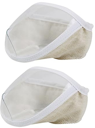 HAPINARY Katzen Maulkorb 2 Stück Aus Polyester Transparent Atmungsaktiv Praktisch Für Fellpflege Und Baden Tragbare Kopfbedeckung Für Kätzchen Und Katzenhalter