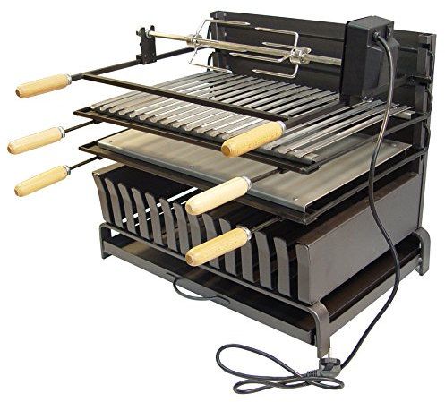 CAJON PARRILLA CON PARRILLA INOX-PLANCHA INOX -KIT POLLO 60X40X50 CMS.
