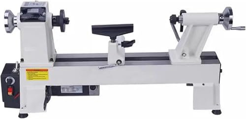 AFLEPCBRQ Tours À Bois 900 W Et 50 Hz, Mini - Tours Multifonctions, Réglage Continu De La Vitesse De 300 À 1300 TR/Min / 700 À 3800 TR/Min pour Le Travail du Bois, Le Tournage Et La Gravure du Bois