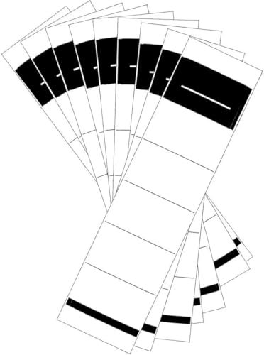 50 Stück Ordner Etiketten Selbstklebend Schmal Ordnerrücken Aufkleber Weiß Ordner Rückenschilder Selbstklebend 3.6 * 19cm für 5 cm Schmale Ordner