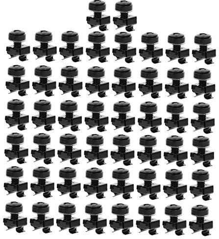 HAWILLOSCH 50 Pezzi Di Dadi in Gabbia Viti A in Zinco Set Di Viti Assortite Per Macchine