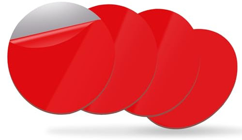 4 Pcs Car Phone Mount Adhesive Tape Car Mount Sticky Pad Replacement Gel Mounting Tapes Replacement Kit for Suction Cup Dashboard Cell Phones Holder Windshield Dash Cam GPS Base Gray 3.74 × 0.05''