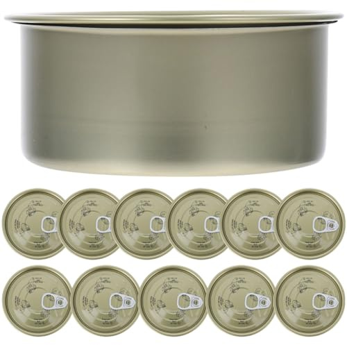 ARTSEWPLY 12 Pezzi Lattine in Latta Alimentari Piccole con Chiusura Ermetica Scatole per Dolci Biscotti e Caramelle Contenitori Riutilizzabili per Torte e Snack Decorazioni Colorate per