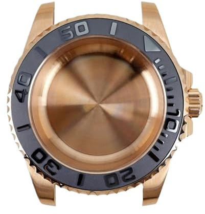 11 st 40MM klockfodral rostfritt stål borstat band safirglas for NH35 NH36 NH34 rörelser SUB GMT Yacht(No strap 40)