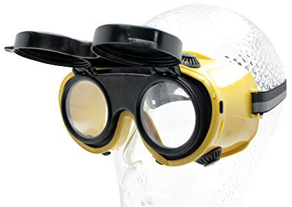Schweißerbrille mit Klapprahmen, für Ø 50mm glas, ohne Glas - 1 Stück