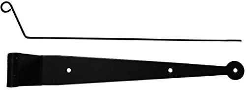 Atlantic Premium Shutters 20699000 12 Strap Hinge: 1 1/2 Offset (Per Pair) Shutter Hardware 12 Strap Hinge: 1 1/2 Offset (Per Pair)