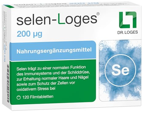 selen-Loges® 200 µg - 120 Filmtabletten - Nahrungsergänzungsmittel mit Selen