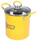 Friggitrice, Mini Friggitrice da 3 Litri, Friggitrice in Acciaio Inossidabile con Filtro Friggitrice Multifunzionale con Rivestimento Antiaderente per Patatine Fritte di Pollo in