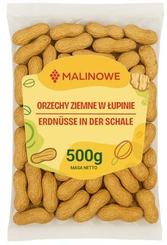 Malinowe Erdnüsse in der Schale 500g