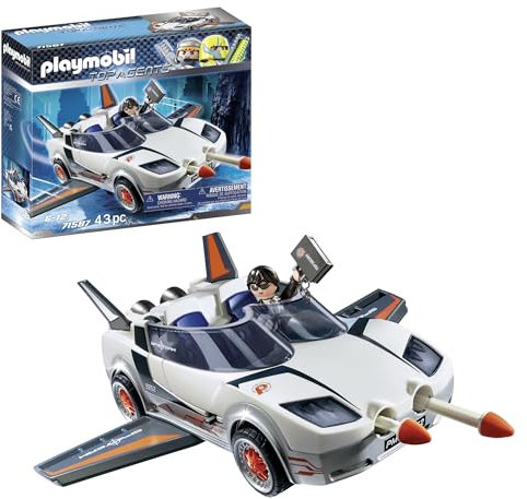 PLAYMOBIL Top Agents, Secret Agent und Racer 71587, ab 4 Jahren